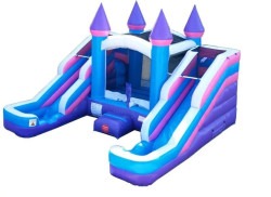 Lite Classic Double Lane Water Slide Bounce House
